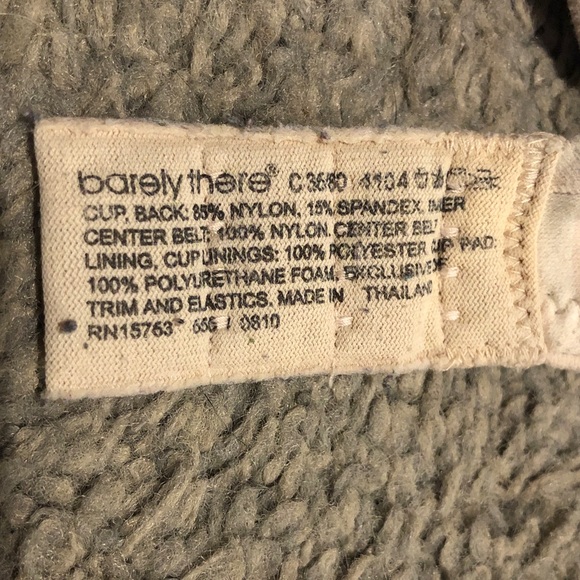 Barely There Cream Striped Bra Set - Picture 2 of 8